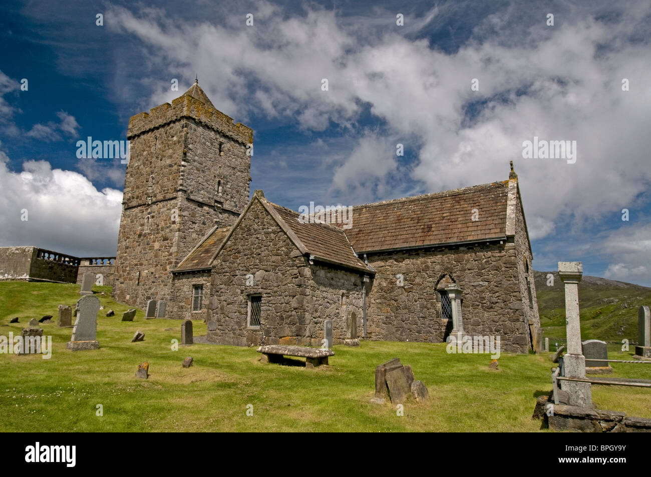 Rodel Church Harris, Outer Hebrides, Western Isles, Highland. Scotland.  SCO 6483 Stock Photo