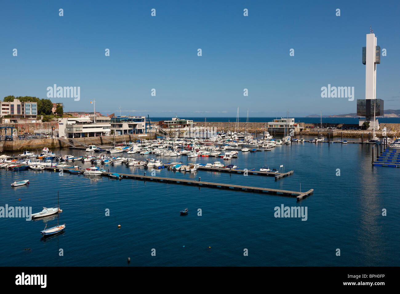 Port of Coruña, Galicia, Spain Stock Photo
