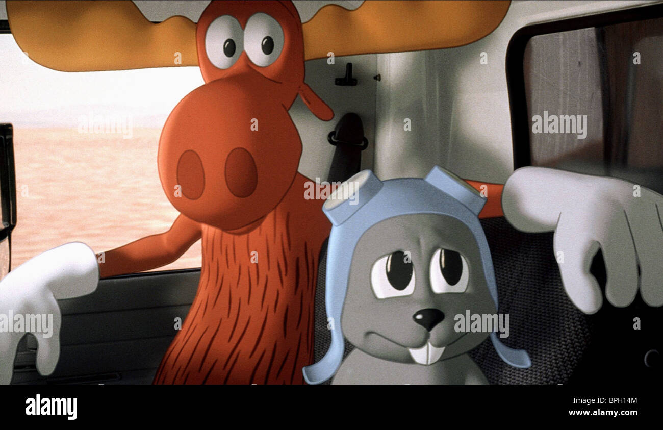 BULLWINKLE J. MOOSE & ROCKET J. 'ROCKY' SQUIRREL THE ADVENTURE OF Stock