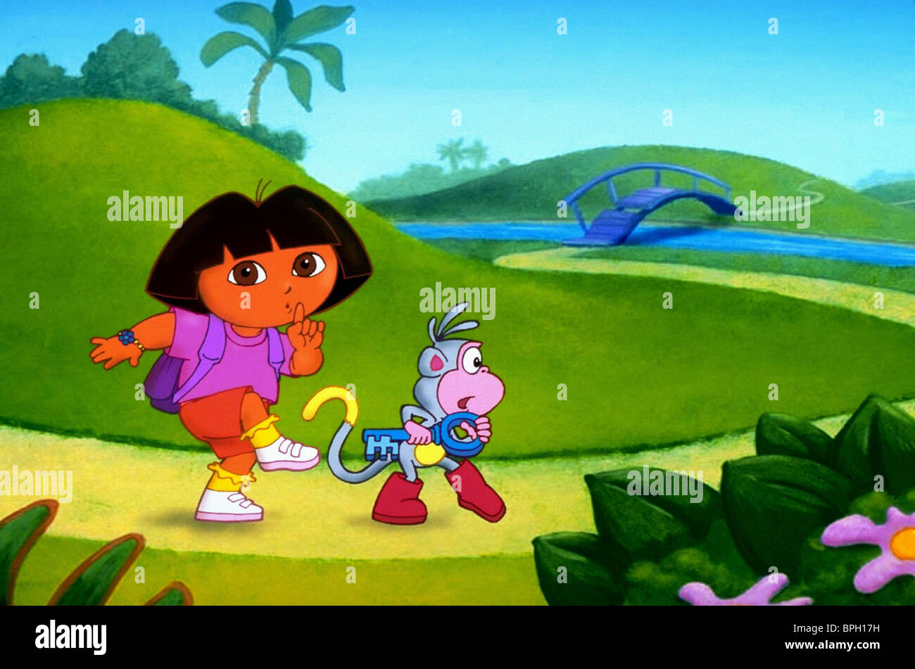 Dora Boots Monkey Dora Explorer High Resolution Stock Photography and