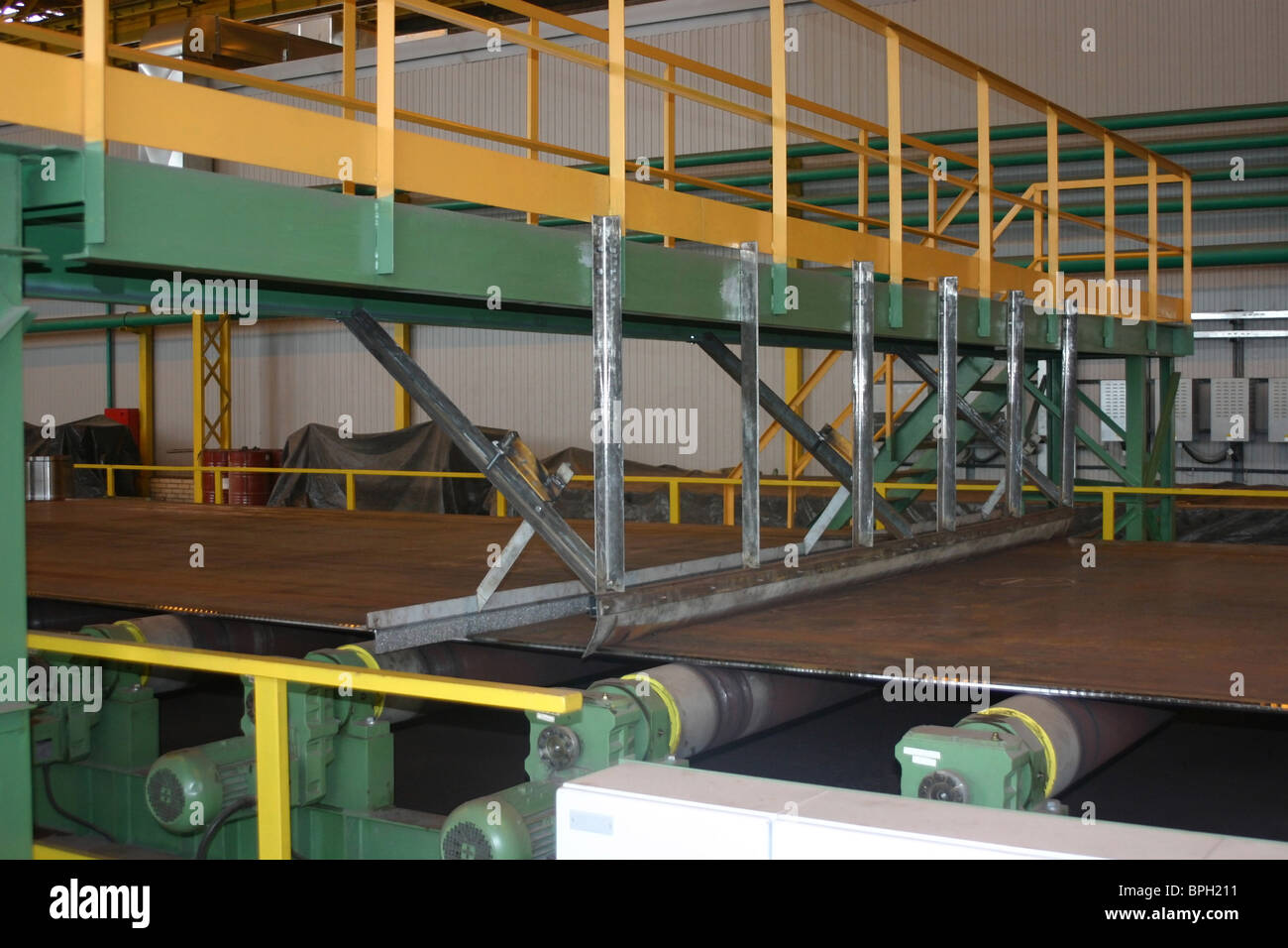 Sheet mill in ferrous metallurgy work produces sheets of steel Stock