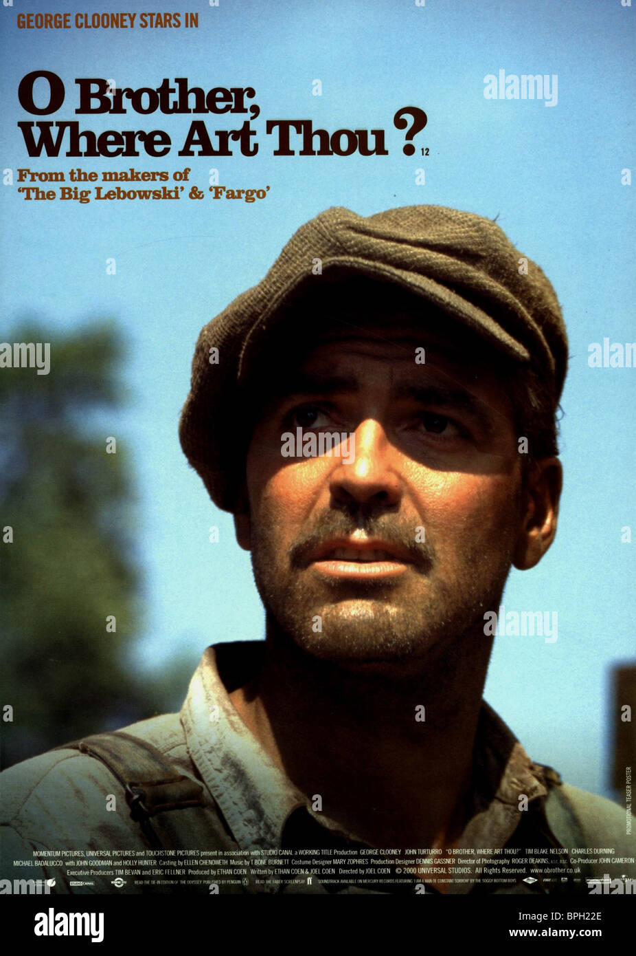 George Clooney Brother Art 2000 High Resolution Stock Photography