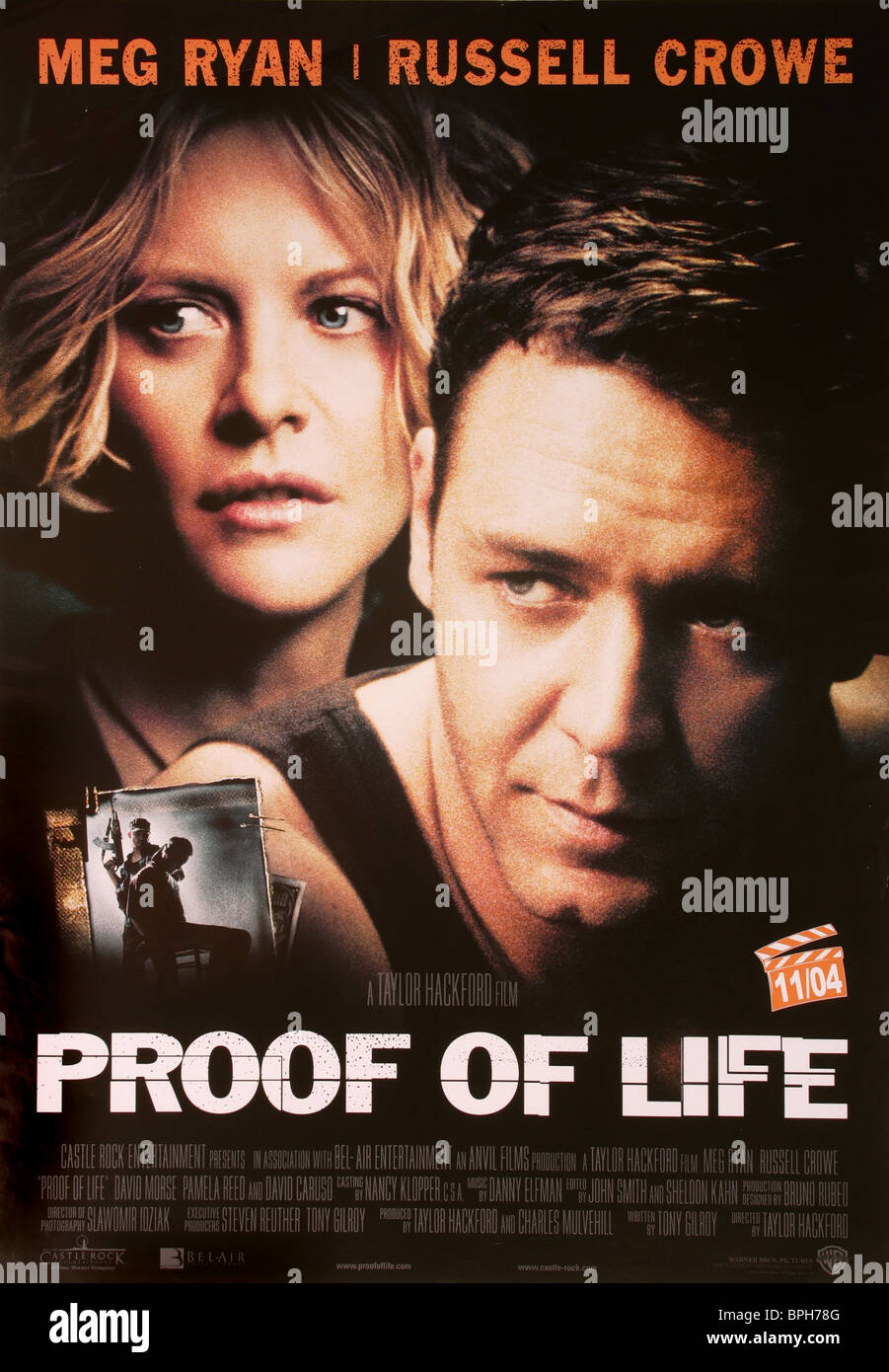 MEG RYAN, RUSSELL CROWE POSTER, PROOF OF LIFE, 2000 Stock Photo - Alamy - Film Meg Ryan Et Russell Crow