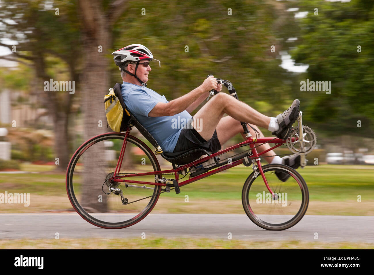a recumbent bicycle
