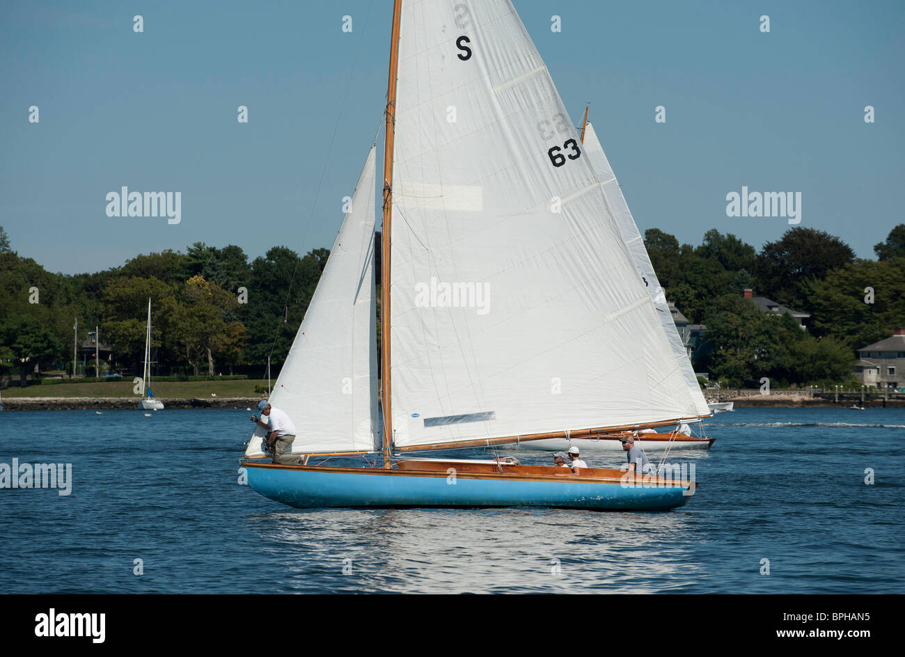 small boat sailing