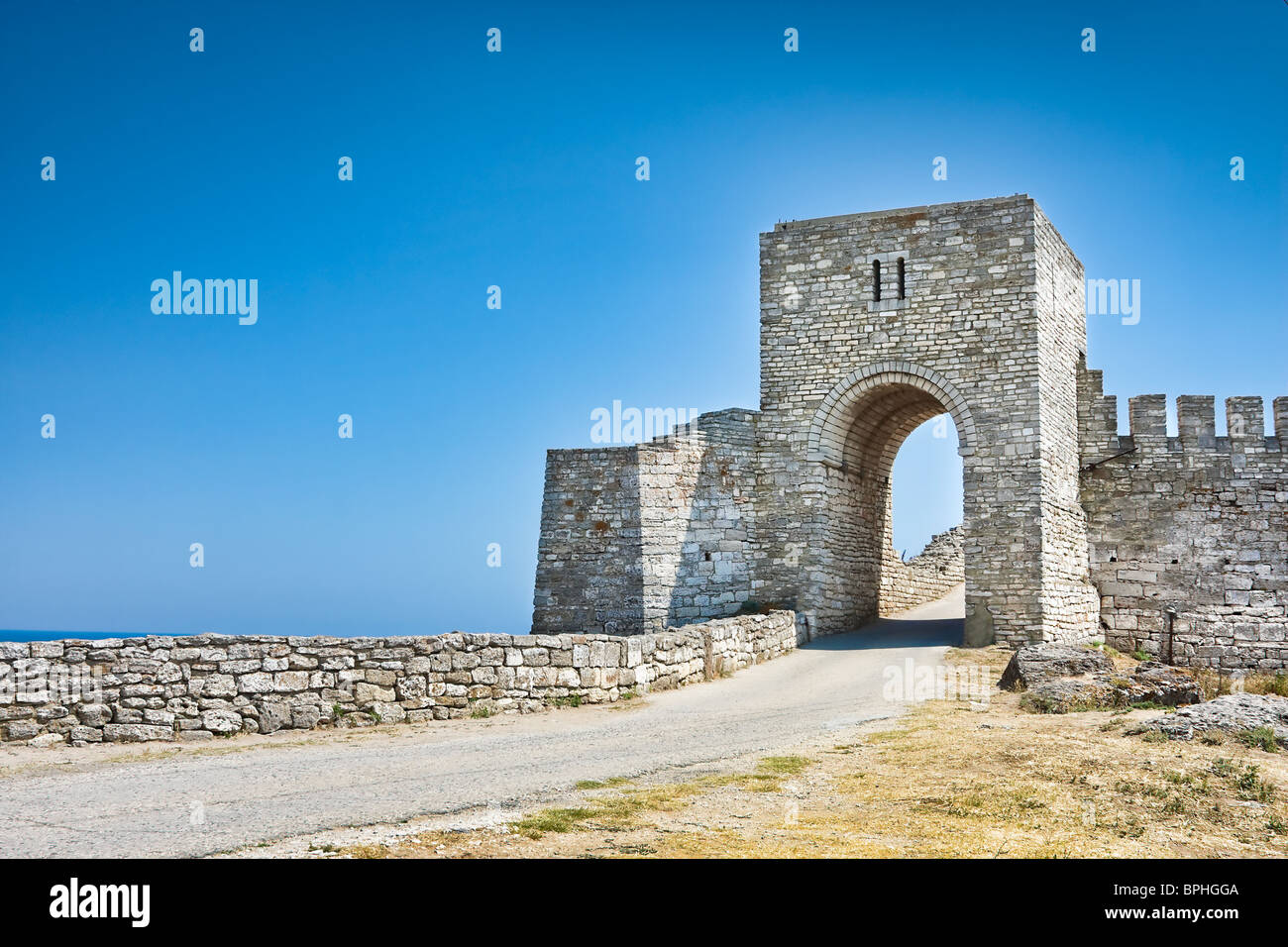 Fortress at Cape Kaliakra in Bulgaria Stock Photo