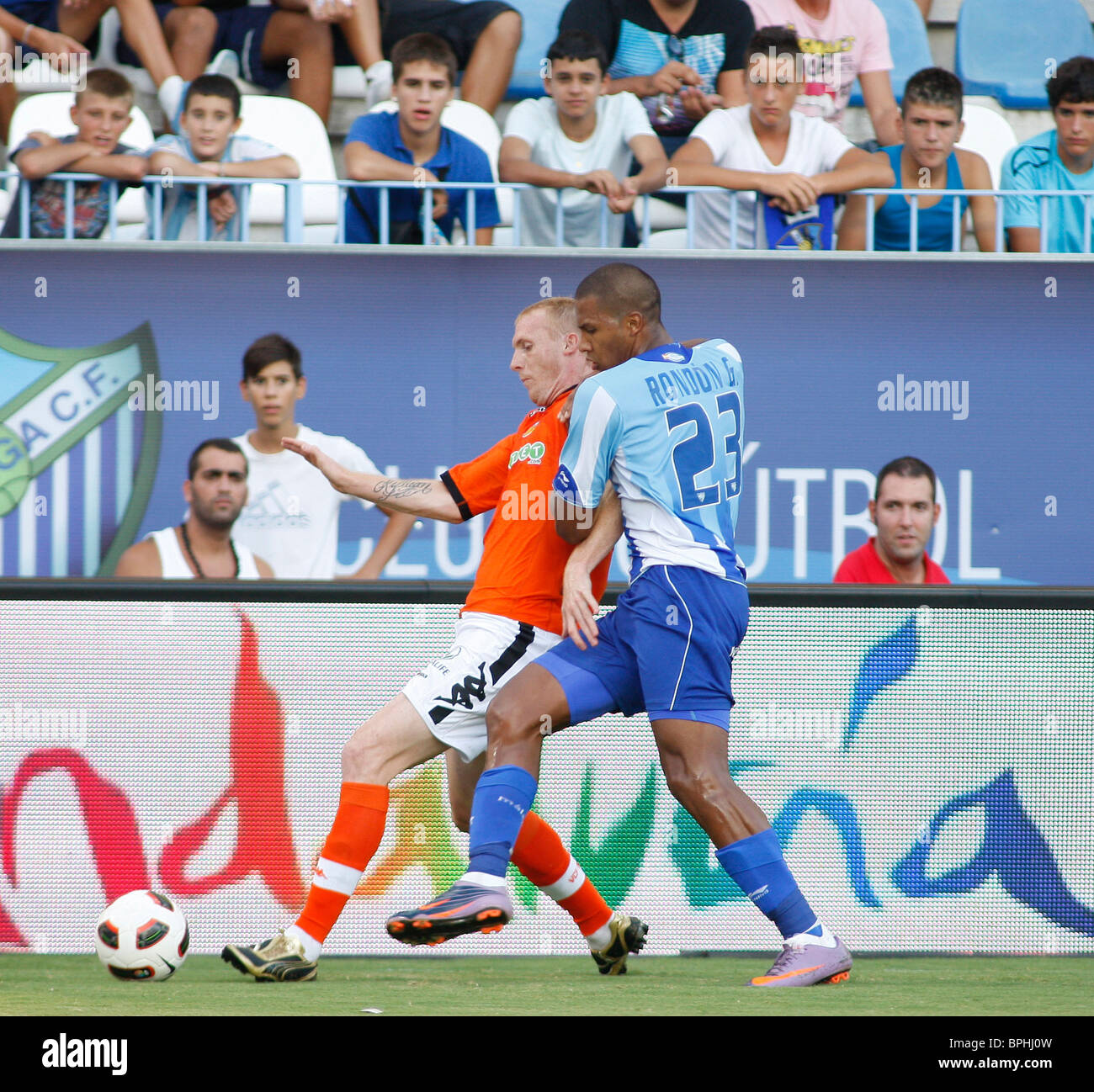 MALAGA, SPAIN. 28/08/2010. La Liga match week one between CF Malaga and