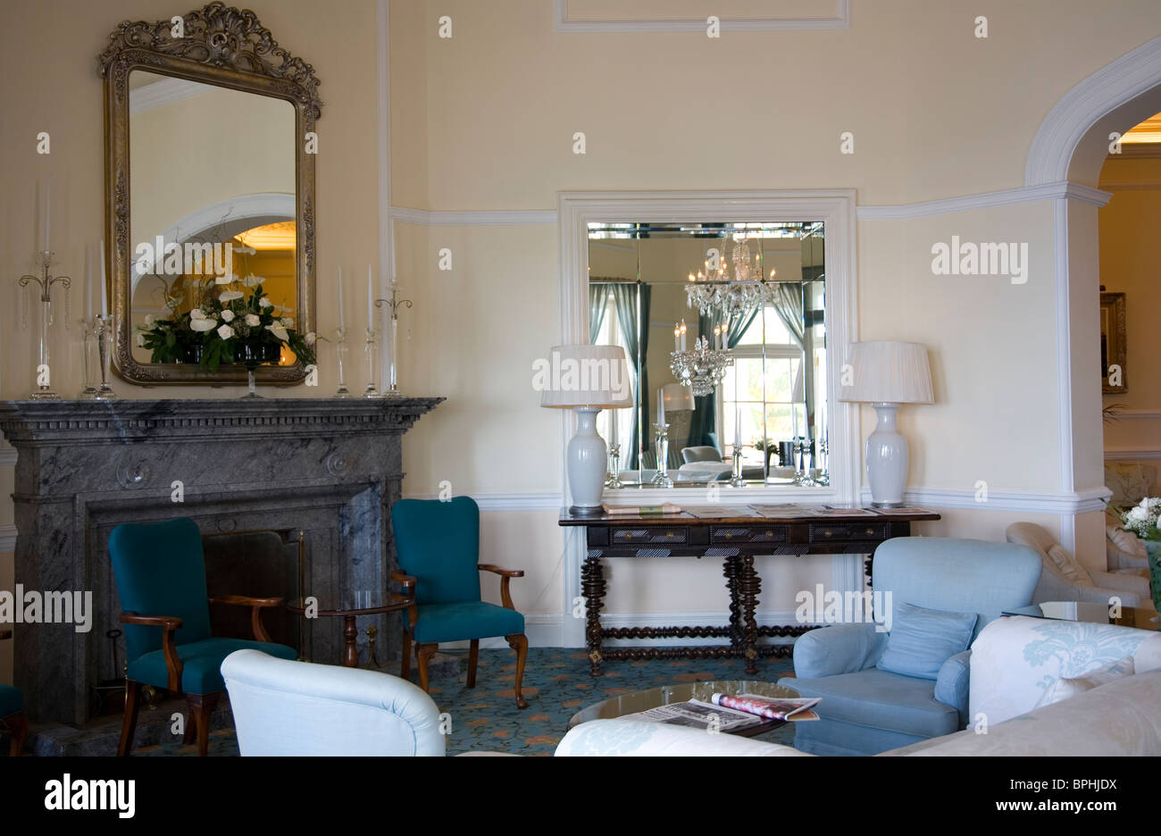 Reid's Palace Hotel Lounge Stock Photo Alamy