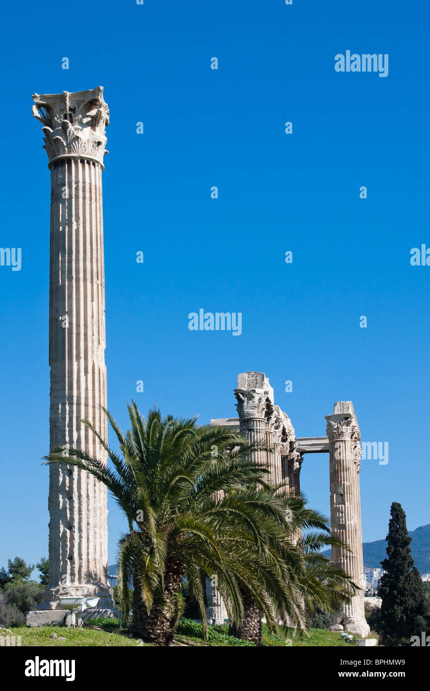 Details of Temple of Zeus in Athens, Greece Stock Photo Alamy