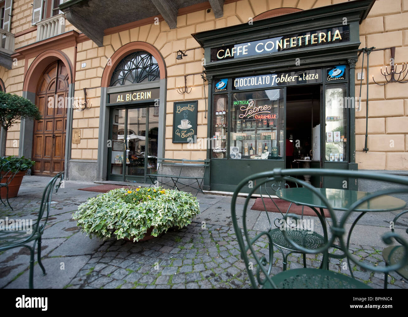Cafe Al Bicerin Turin Italy Stock Photo Alamy