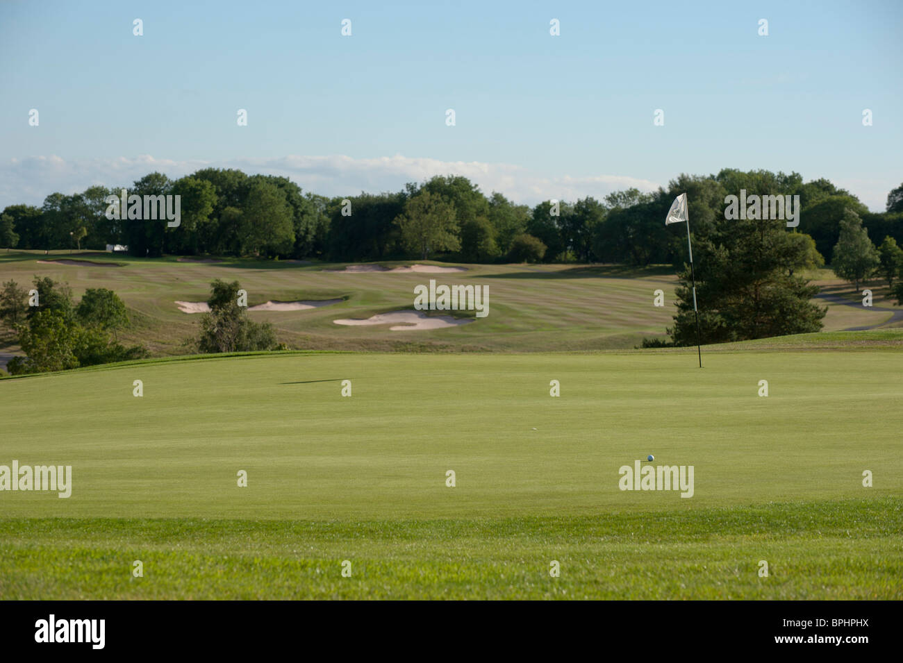 Celtic Manor Resort Hotel and golf courses, Newport. Venue for the 2010 Ryder Cup Stock Photo