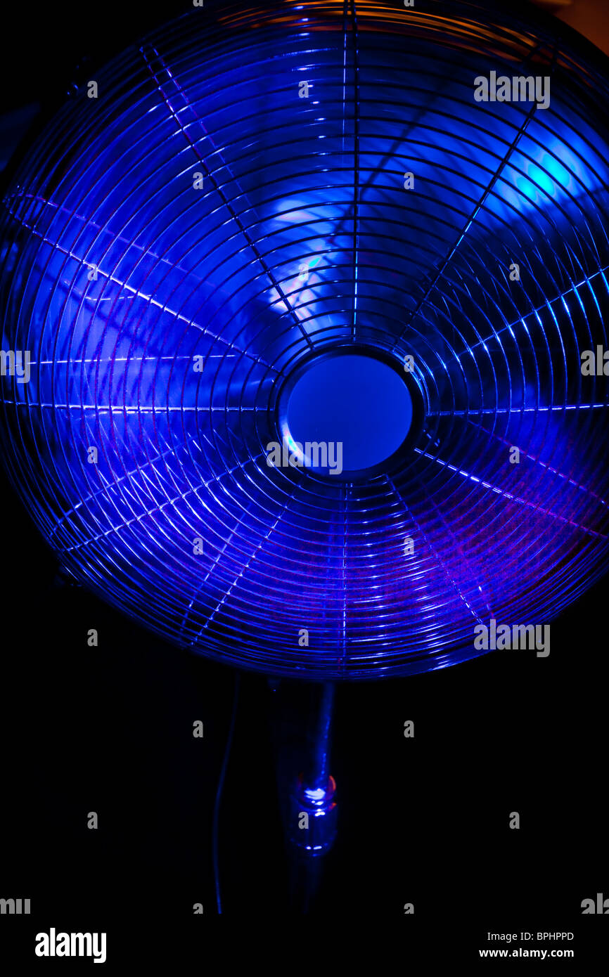 A household electric chrome fan Stock Photo Alamy