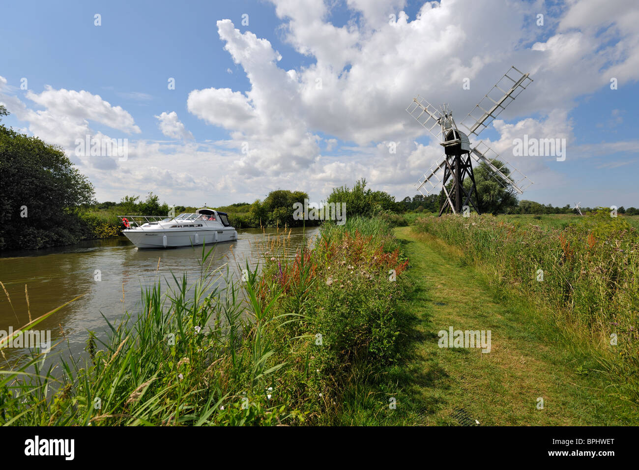 Enduring appeal of the Norfolk Broads, How Hill, England Stock Photo
