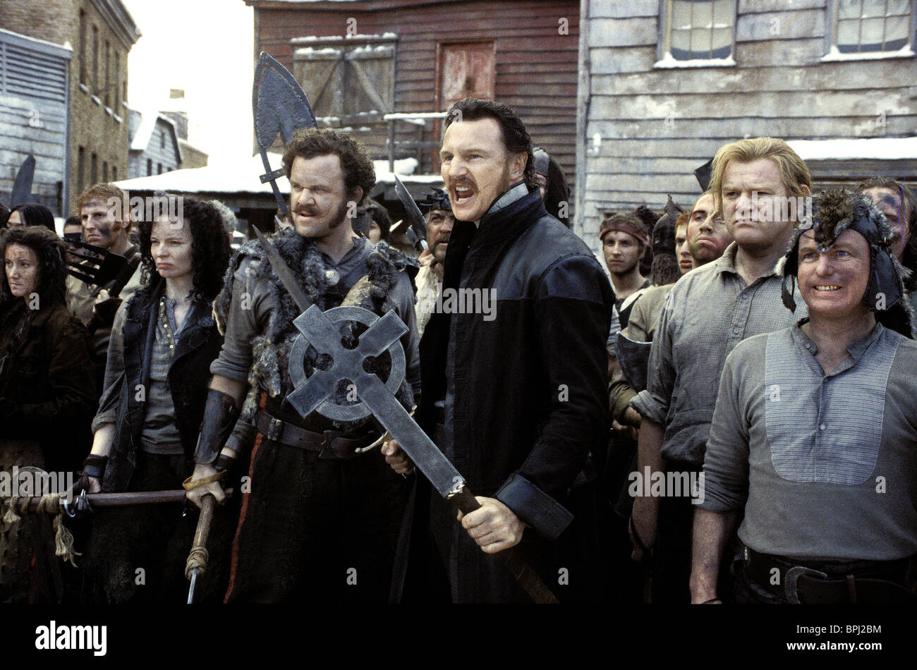 John C Reilly Gangs Of New York JOHN C. REILLY LIAM NEESON & BRENDAN GLEESON GANGS OF NEW YORK (2002