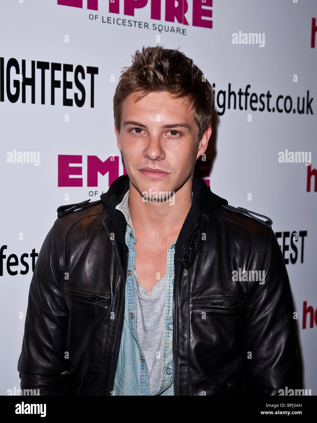 Xavier Samuel attends the UK Premiere of 'Loved Ones' during Frightfest at The Empire Leicester Square, London, 29 August 2010. Stock Photo