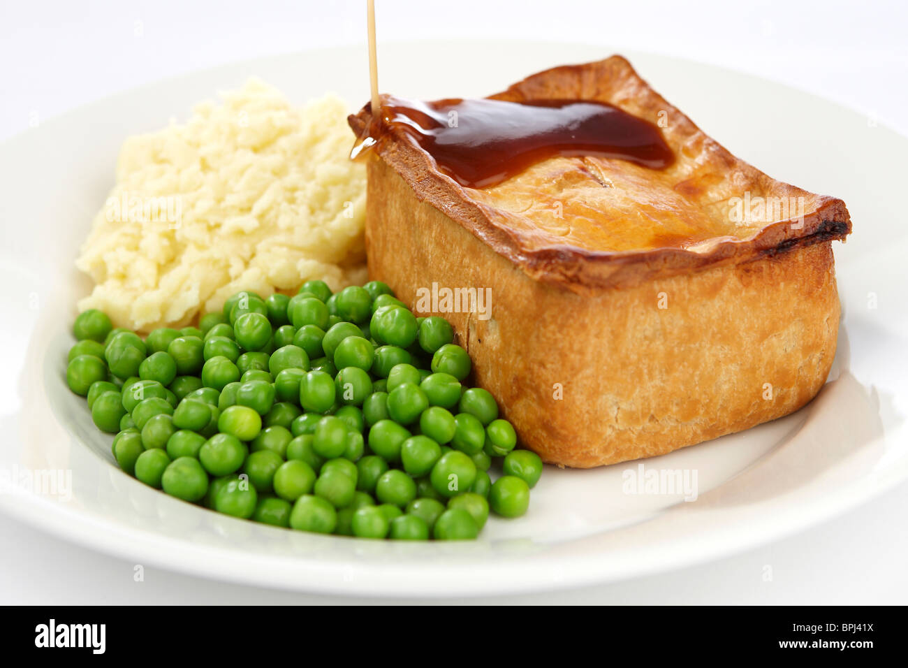 Pie peas and gravy hires stock photography and images Alamy