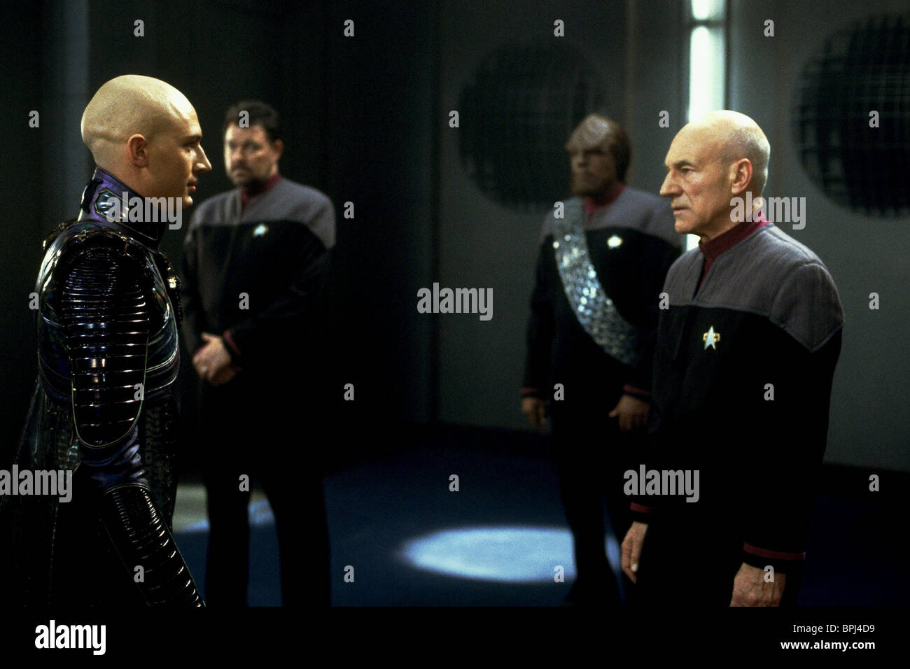 Tom Hardy Patrick Stewart Star Trek Nemesis 2002 Stock Photo Alamy