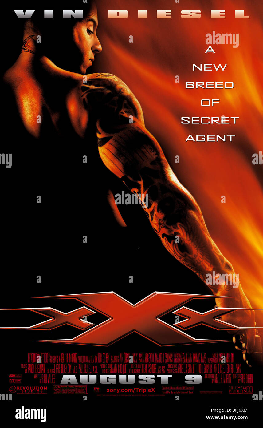 Vin Diesel Xxx Triple X 2002 Stock Photo Alamy
