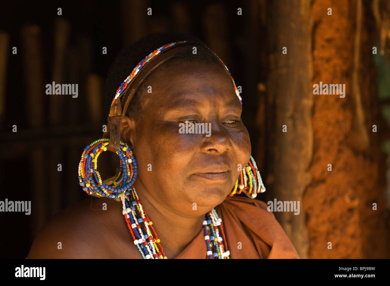 Kikuyu Woman Ngomongo Village Kenya Stock Photo Alamy