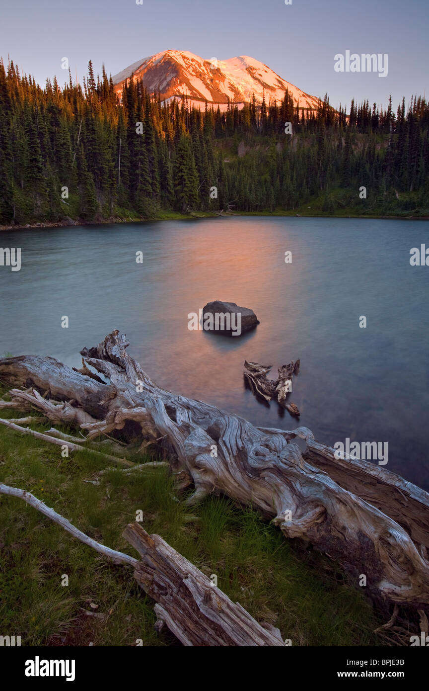 Mt. Adams Wilderness, and pond, Washington, USA Stock Photo Alamy
