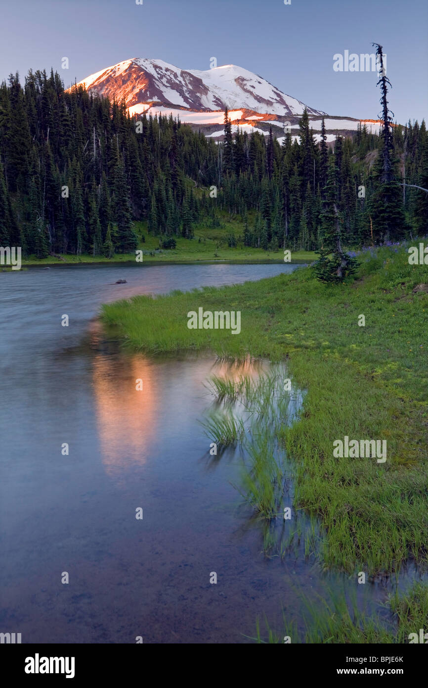 Mt. Adams Wilderness, and a tarn, Washington, USA Stock Photo Alamy