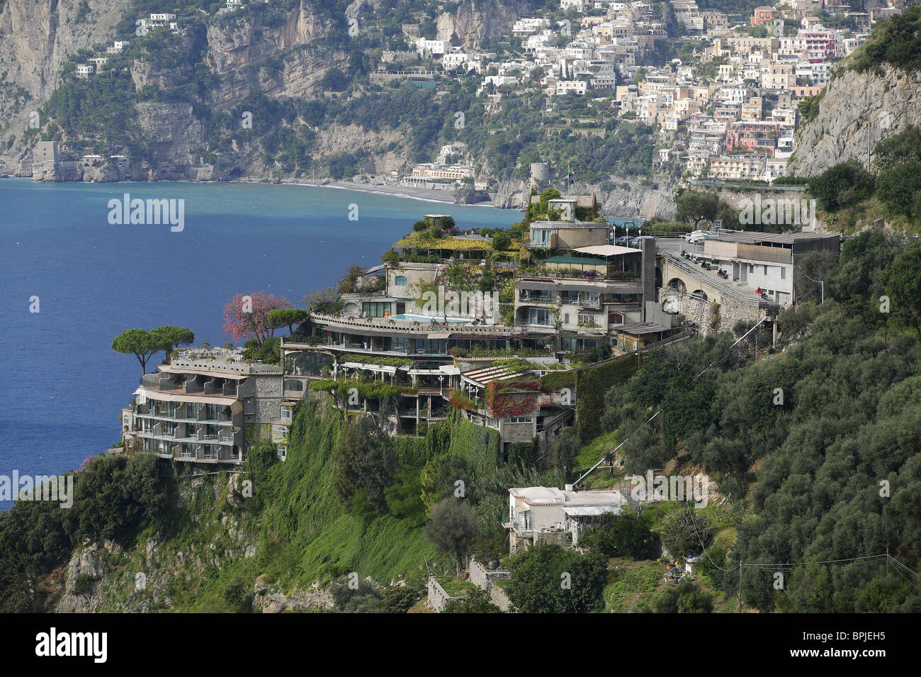 Hotel San Pietro, Positano, Amalfi Coast, Italy Stock Photo - Alamy