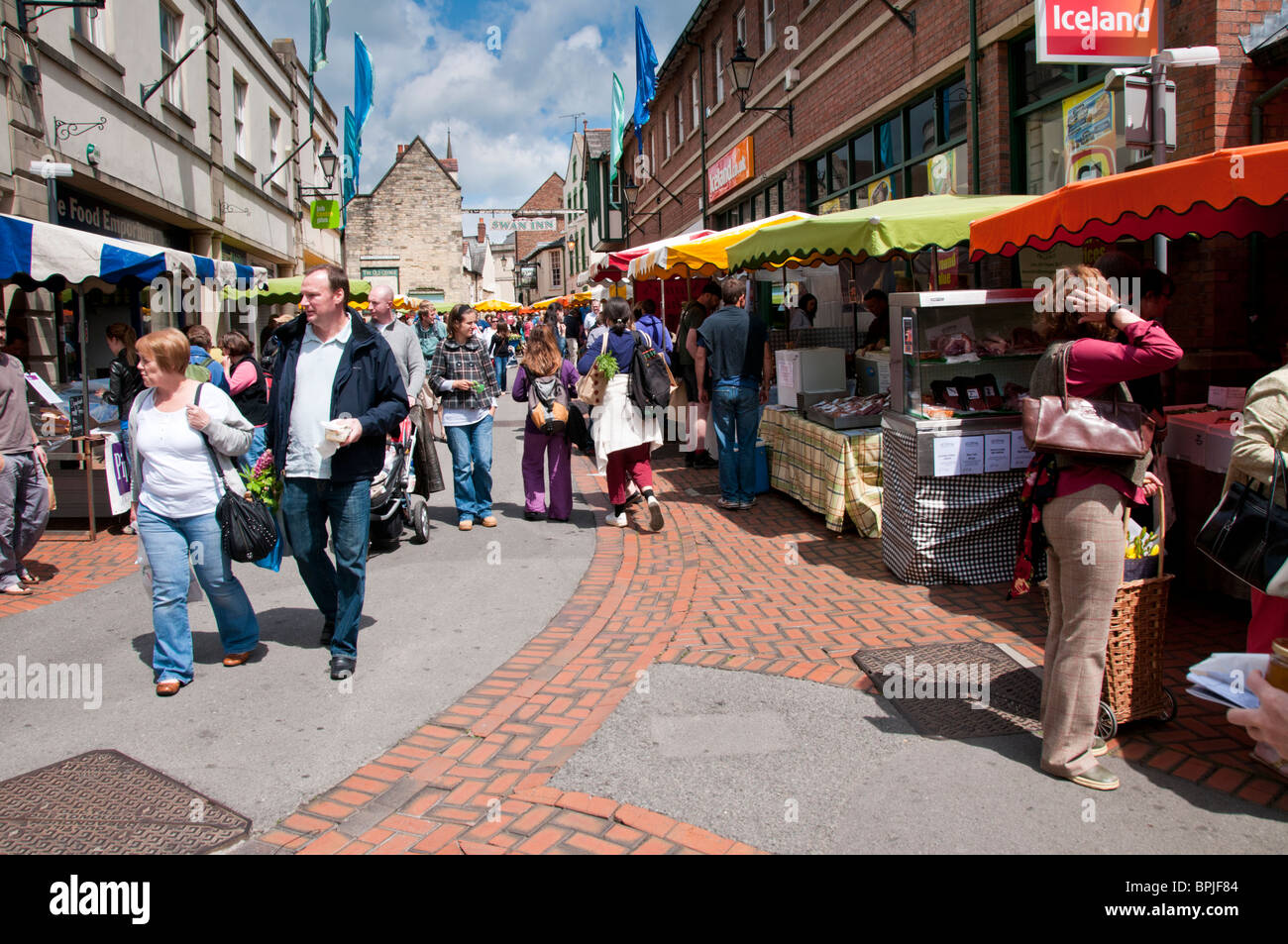 Farmers market, Stroud, Gloucestershire, Cotswolds, UK Stock Photo Alamy