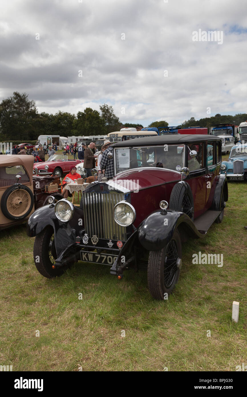a classic rolls royce motor vehicle Stock Photo