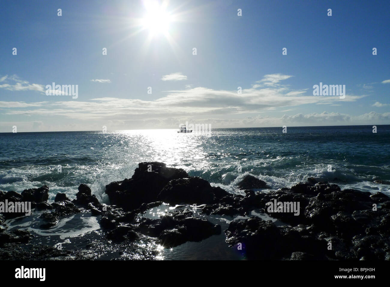 Kahlua Koi Mauliuli Beach, Kaluakoi, Molokai, Hawaii Stock Photo - Alamy