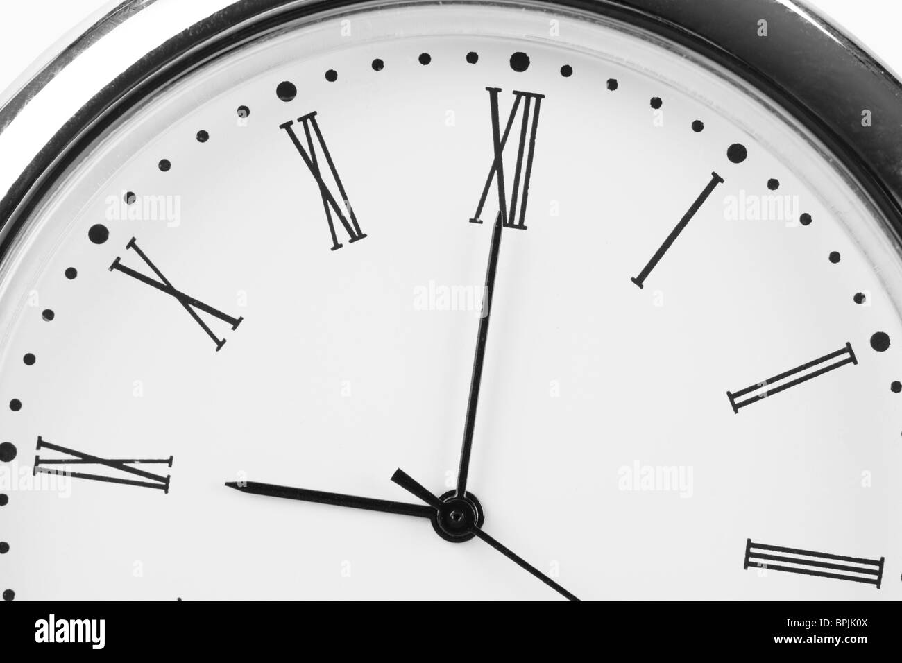 Clock face Black and White Stock Photos & Images - Alamy