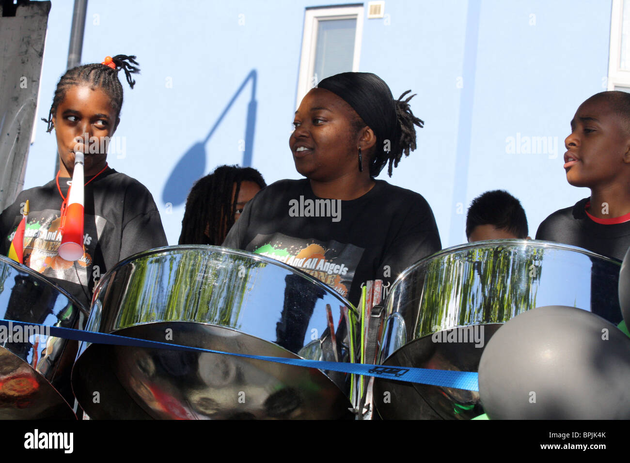 Steel Drum band at the Notting Hill Carnival 2010 Stock Photo Alamy