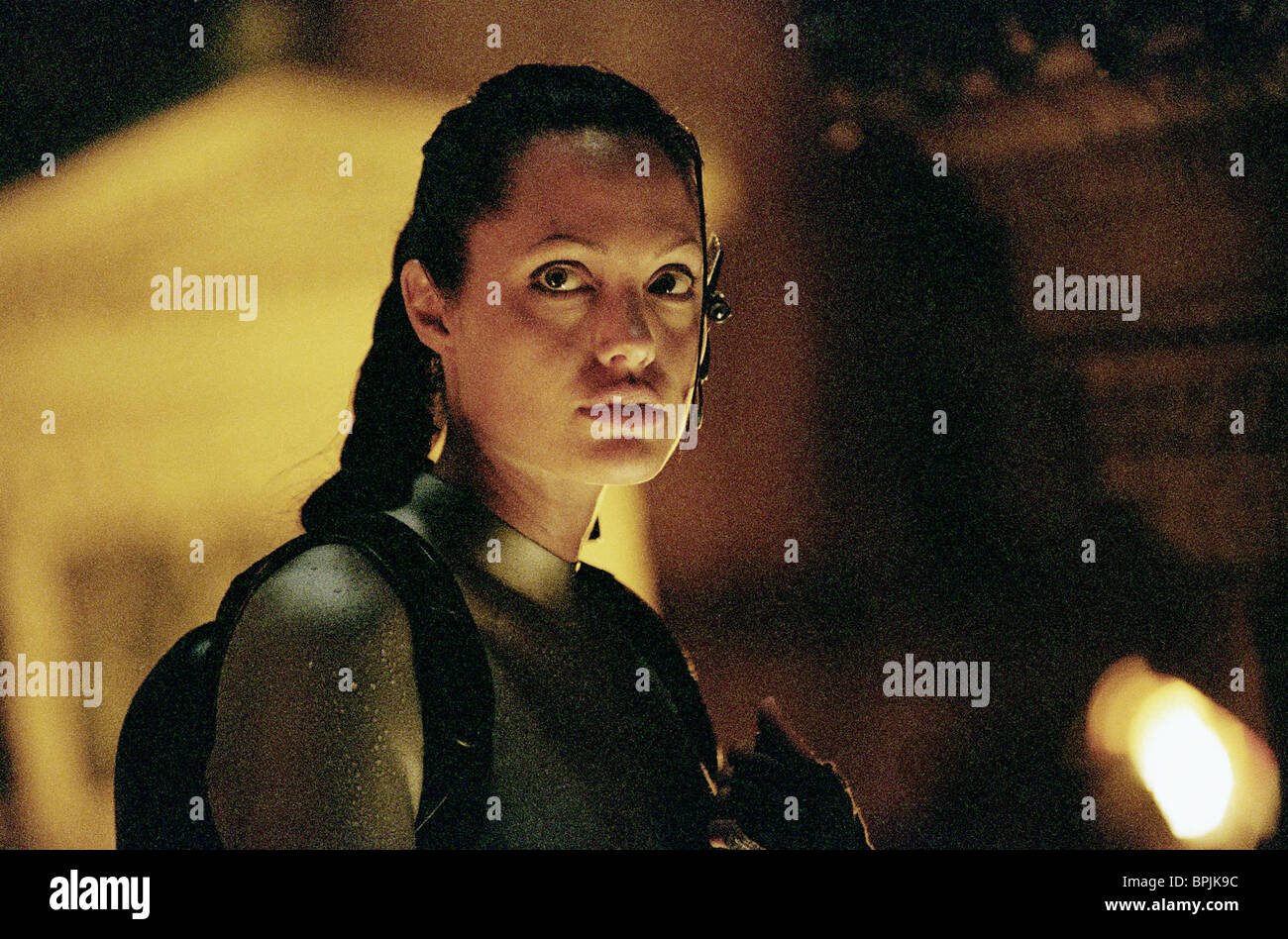 Tomb Raider 2 Film Angelina Jolie Angelina Jolie As Lara Croft Film Title Lara Croft Stock Photos