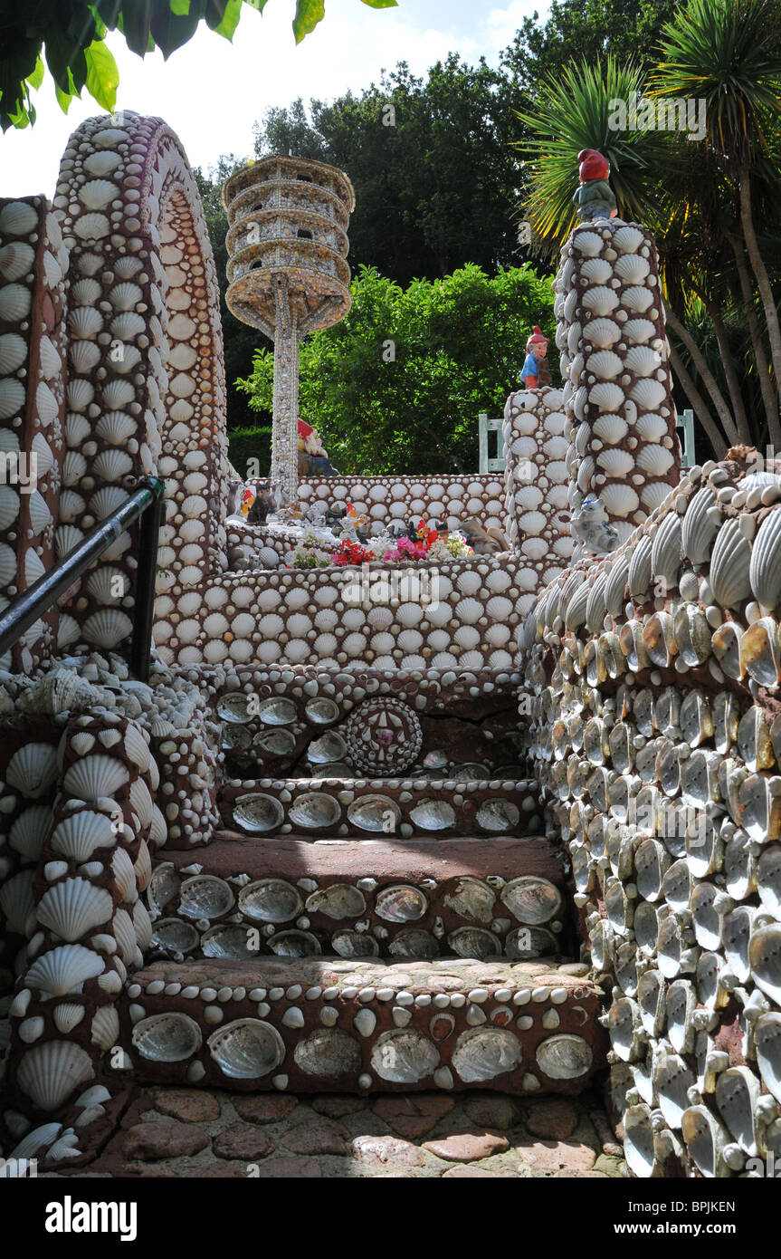 The Shell Garden, St Brelade, Jersey Stock Photo Alamy