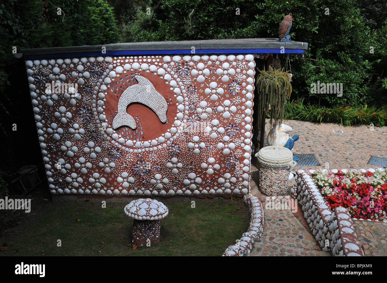 The Shell Garden, St Brelade, Jersey Stock Photo Alamy