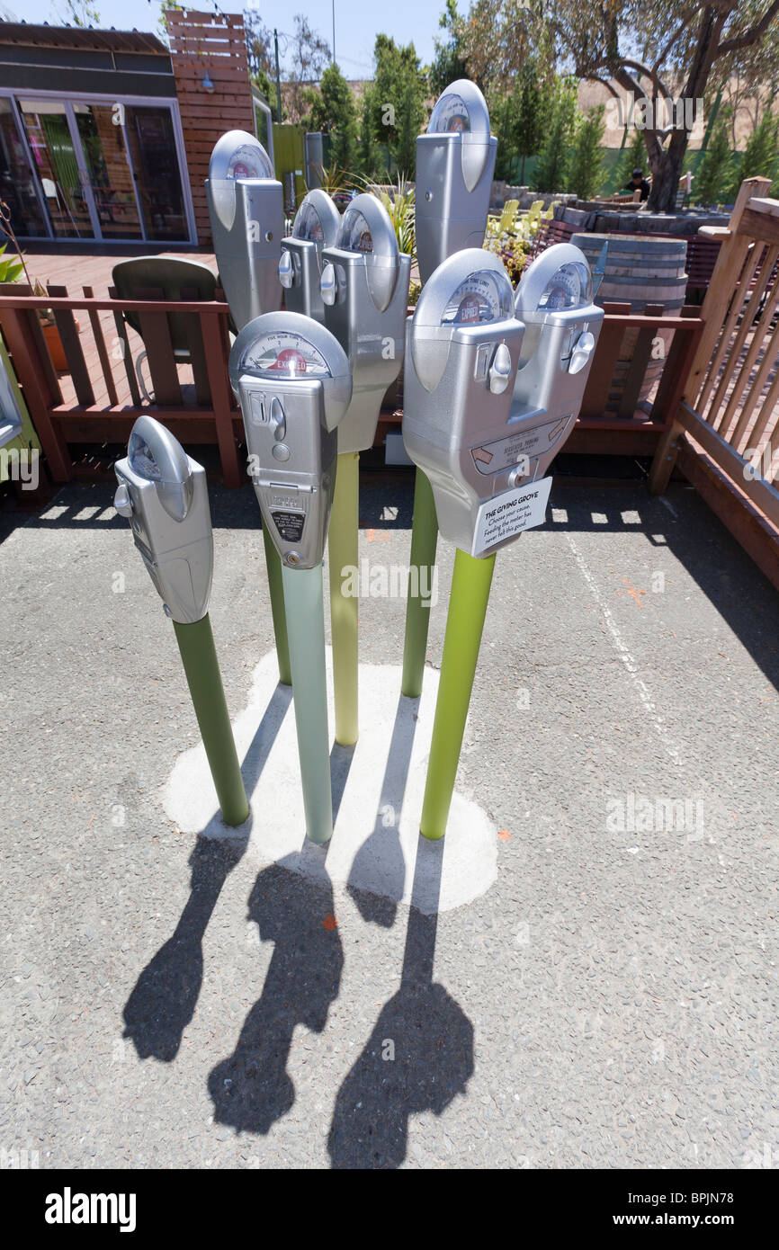 Parking Meters Market Hall, Hercules, CA Stock Photo Alamy
