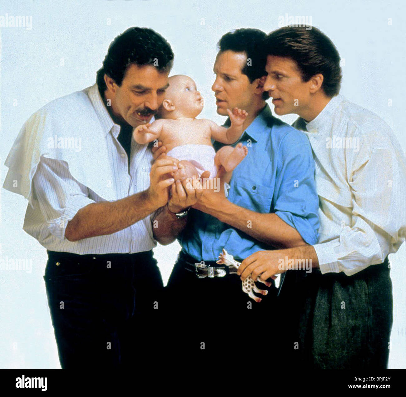 Three Men And A Baby 1987 Steve Guttenberg High Resolution Stock ...