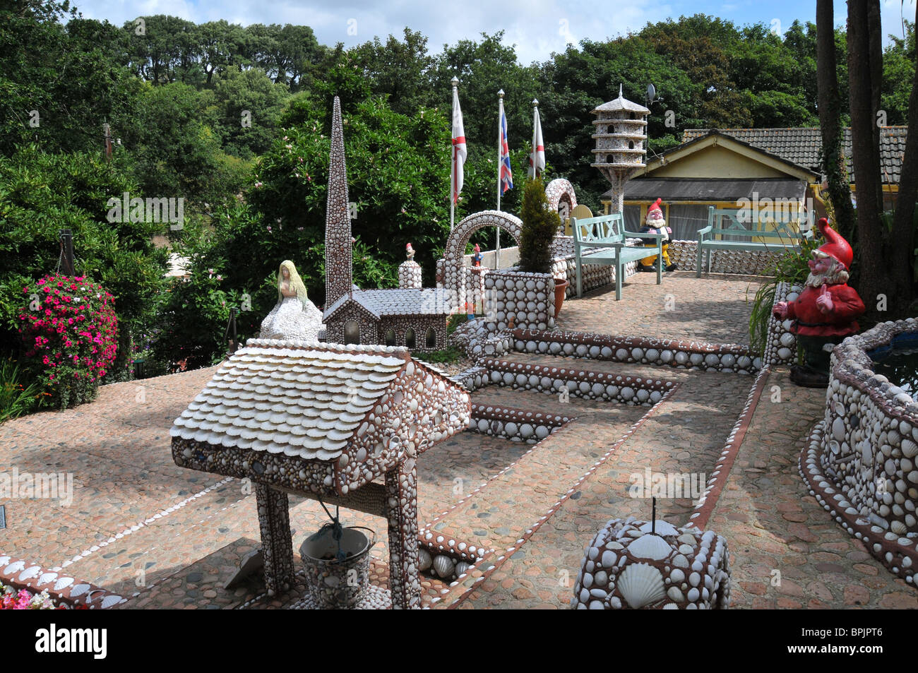 The Shell Garden, St Brelade, Jersey Stock Photo Alamy