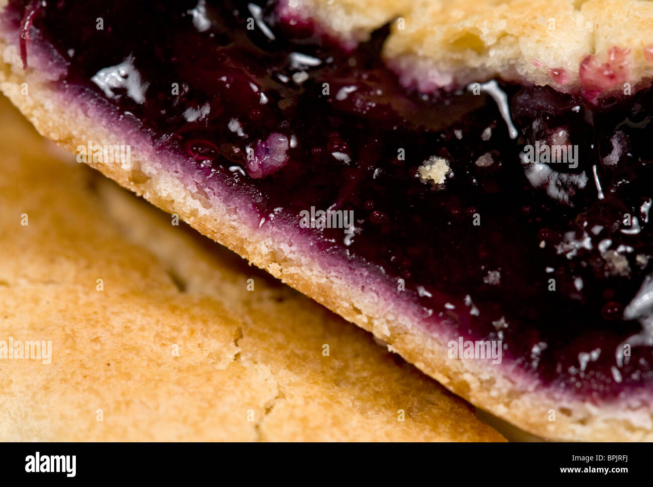 Tastykake blueberry fruit pie. Stock Photo