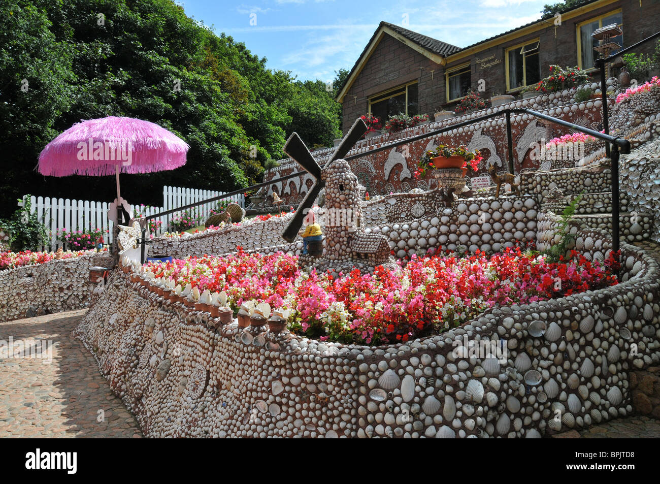 The Shell Garden, St Brelade, Jersey Stock Photo Alamy