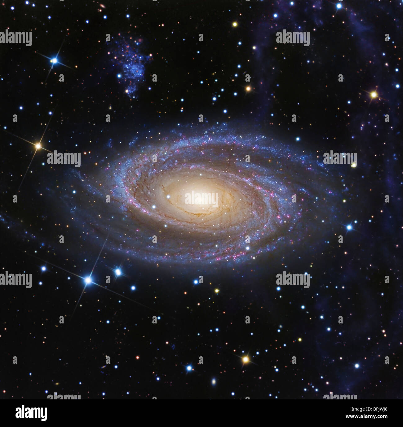 M81 galaxy by starlight hi-res stock photography and images - Alamy