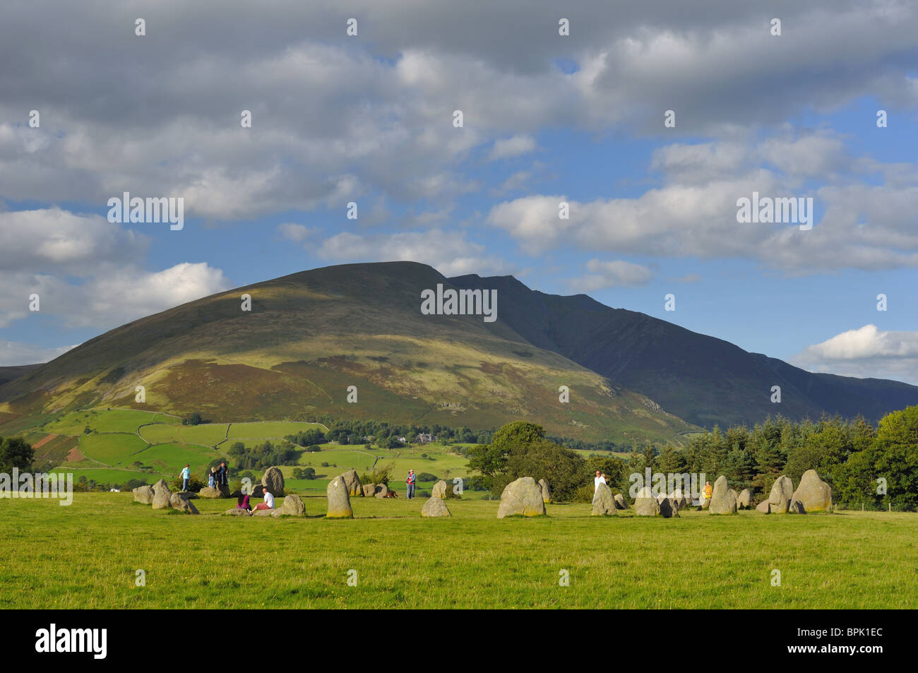 Castlerigg Stone Circle near Keswick Stock Photo