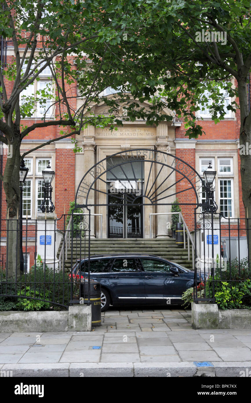 The Royal Marsden Hospital in Chelsea was the first dedicated cancer hospital in the world. Stock Photo