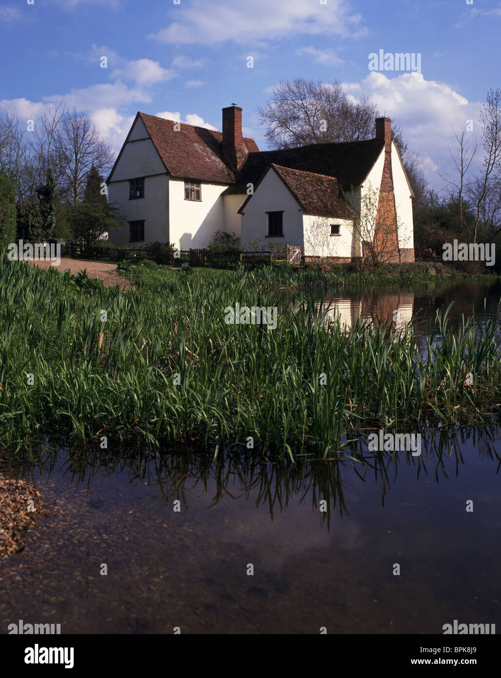 Willy Lott's Cottage, Flatford, Suffolk, England Stock Photo