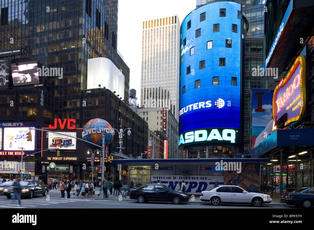 NASDAQ stock exchange, Times Square, Downtown Manhattan, New York City