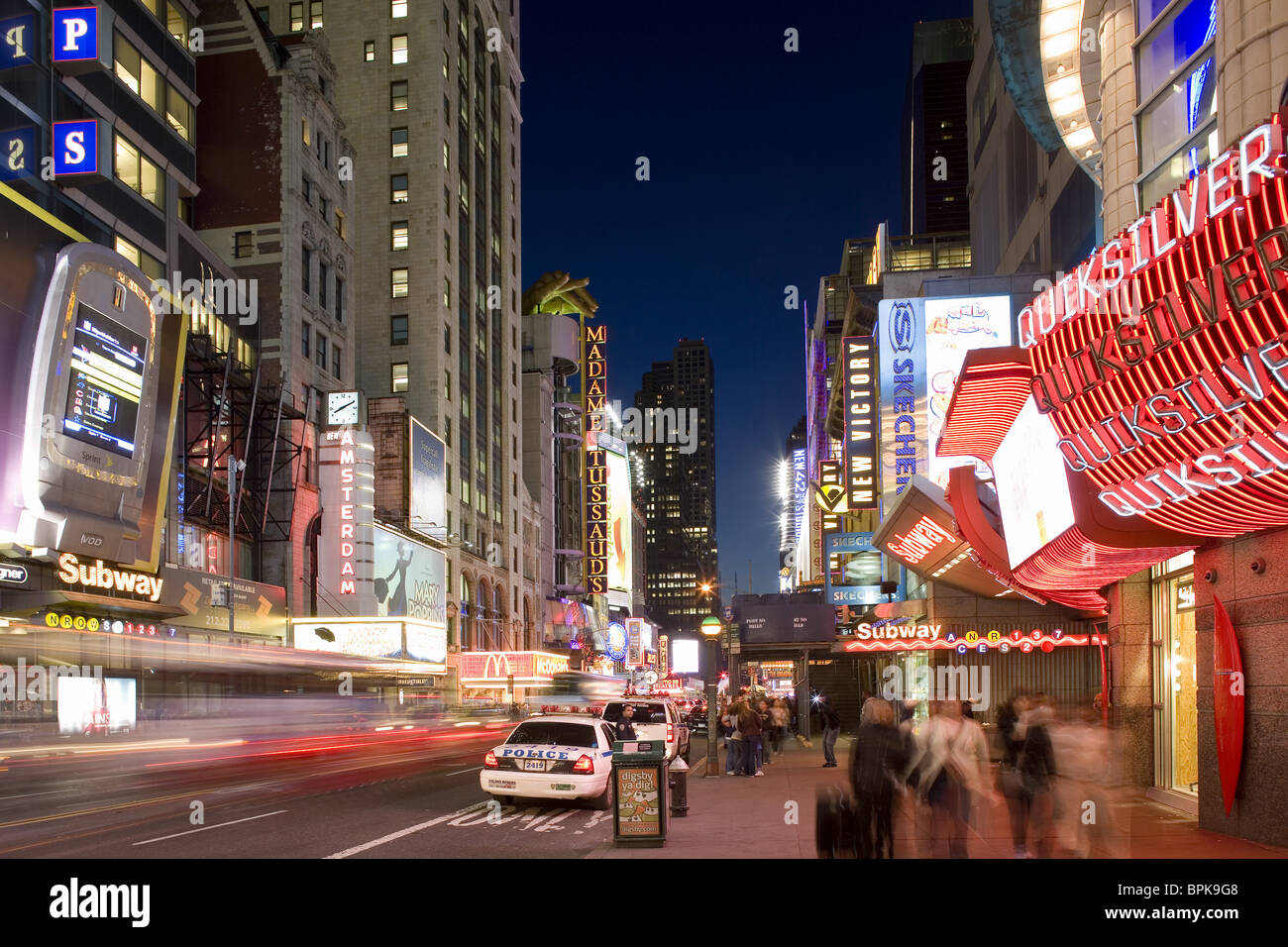 Times Square, Broadway, 42nd Street, Downtown Manhattan, New York City, New York, North America, USA Stock Photo