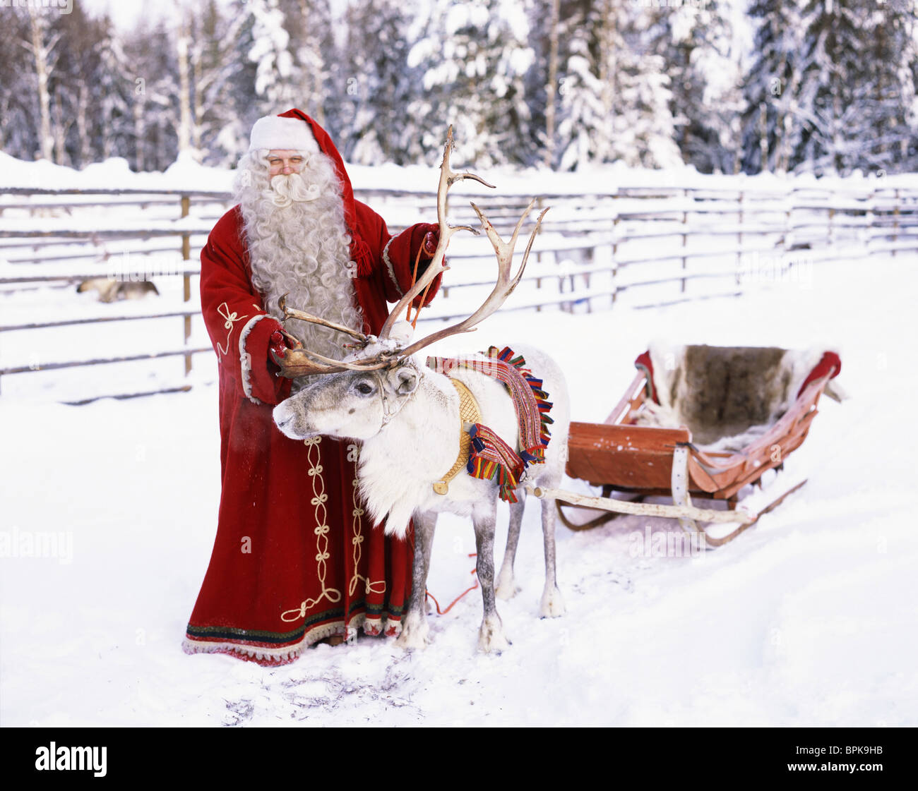 Santa Claus, Lappland, Finland Stock Photo