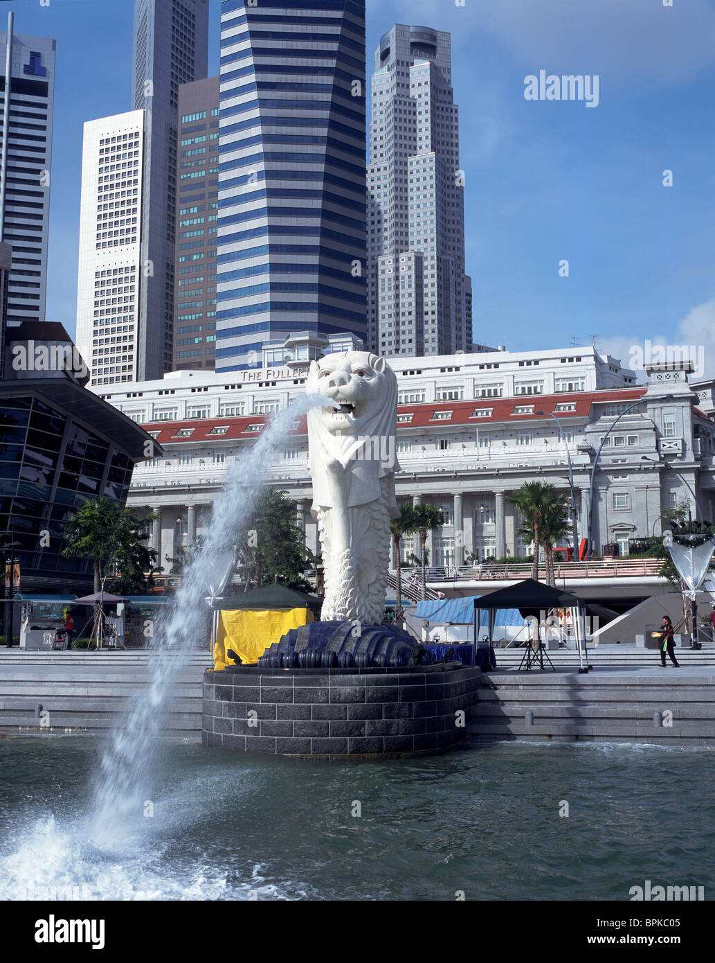 Merlion Statue, Singapore Stock Photo Alamy