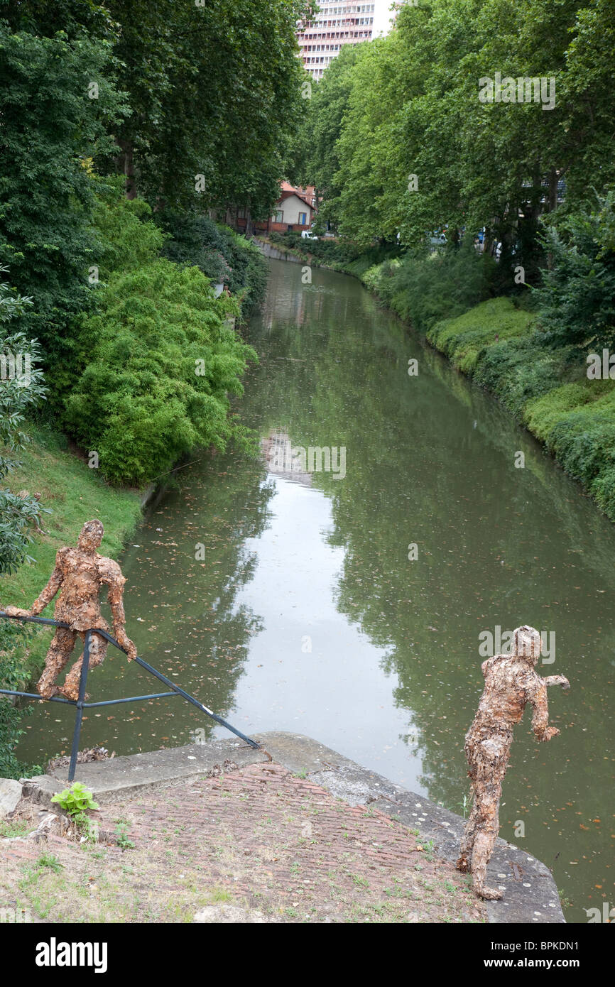 Canal du Midi, Toulouse, France Stock Photo