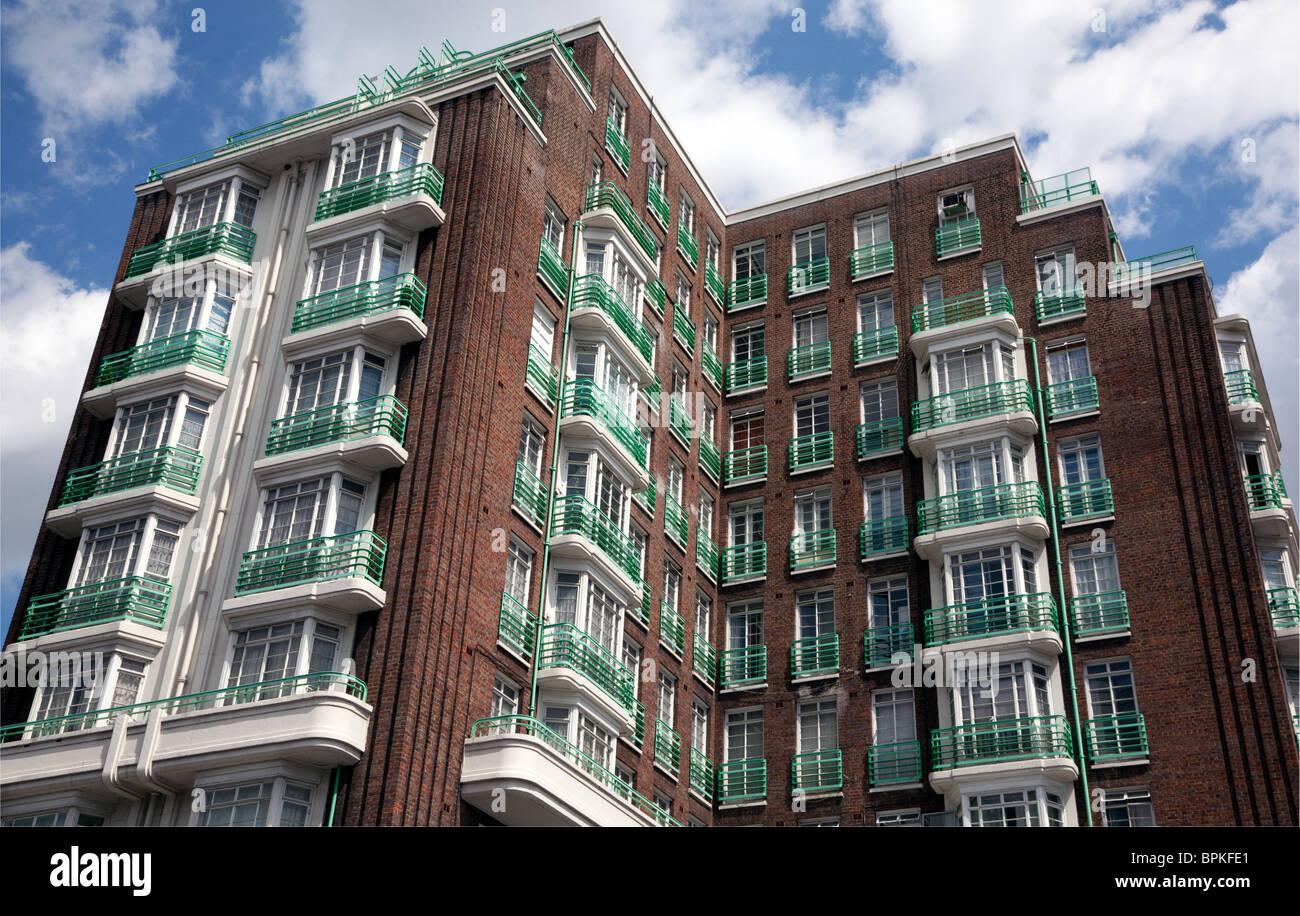 Luxury flats in Marylebone Road, London Stock Photo