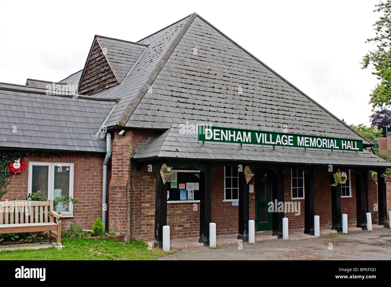 Village hall at Denham the Denham Village Memorial Hall Stock Photo Alamy